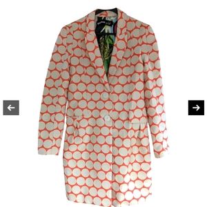 Desigual by Christian LaCroix polka dot peacoat